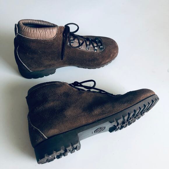 VTG Dunham Tyroleans Women's 6.5 Italian Suede Hiking Boot - Picture 3 of 12